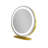 Jimya Stepless Dimmable Round LED Desktop Mirror with 360° Swivel-1937903099