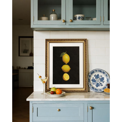 Art mural citron pour cuisine et décor moderne