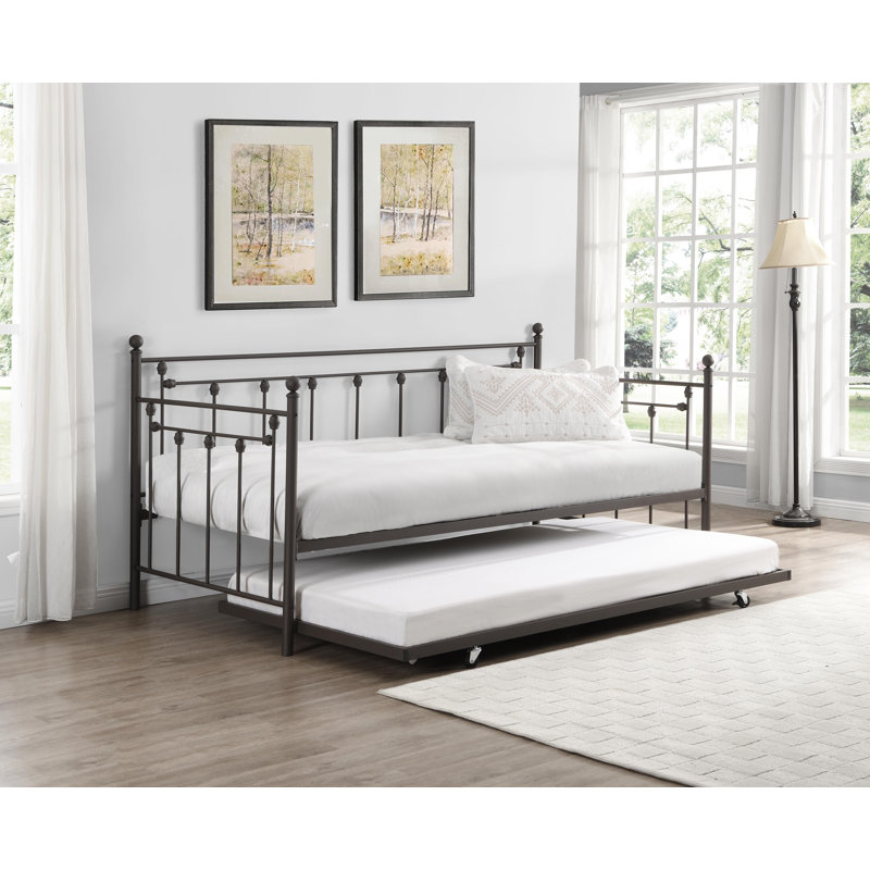 Vandemark Daybed with Trundle Bed, Copper