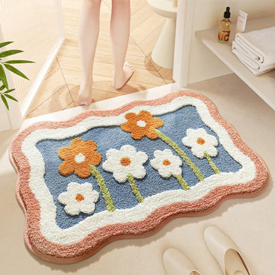 Manufactured Wood Non-Slip Bath Mat