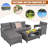 4 - Person Patio Conversation Set with Cushions