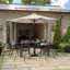 Skyelar Commercial Grade 9ft Octagonal Solar LED Umbrella with Crank Lift and Tilt Function-607538600