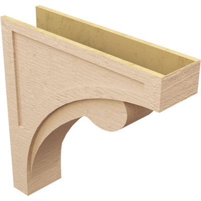 Bois de cèdre brut Viola TimberThane Corbel, apprêté brun clair