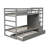 Arowyn Kids Twin Over Twin Bunk Bed with Trundle with Drawers-504580306