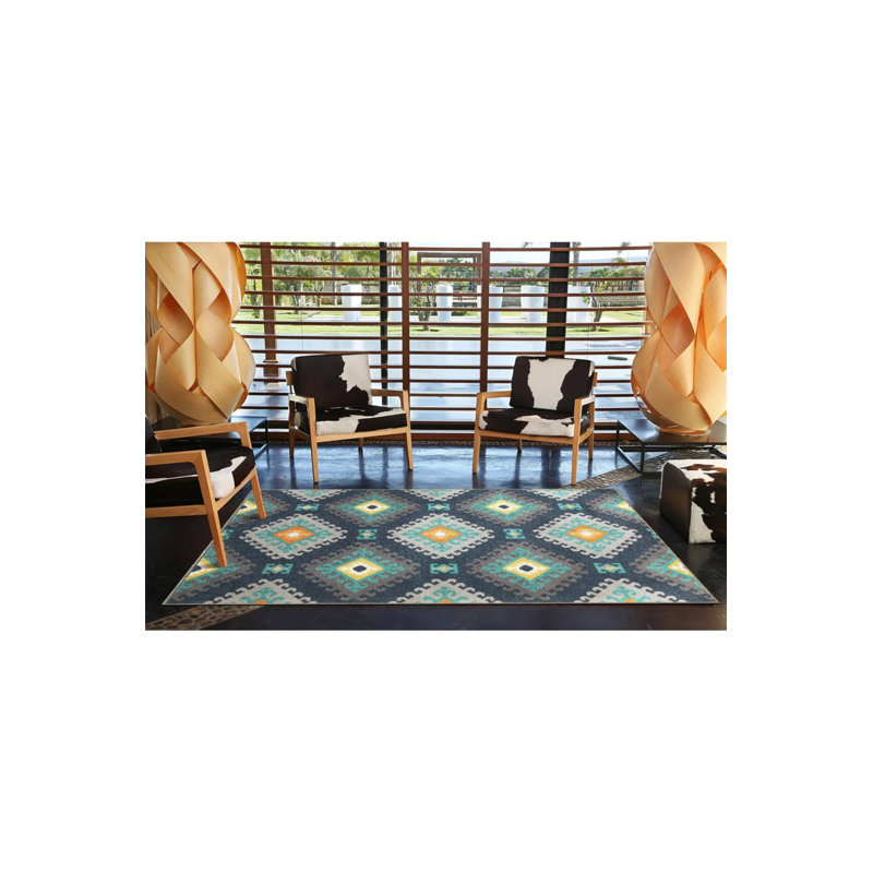 Multicolored Traditional Motif Patterned Vintage Decorative Carpet 3404, Rectangle 5' x 9'11"