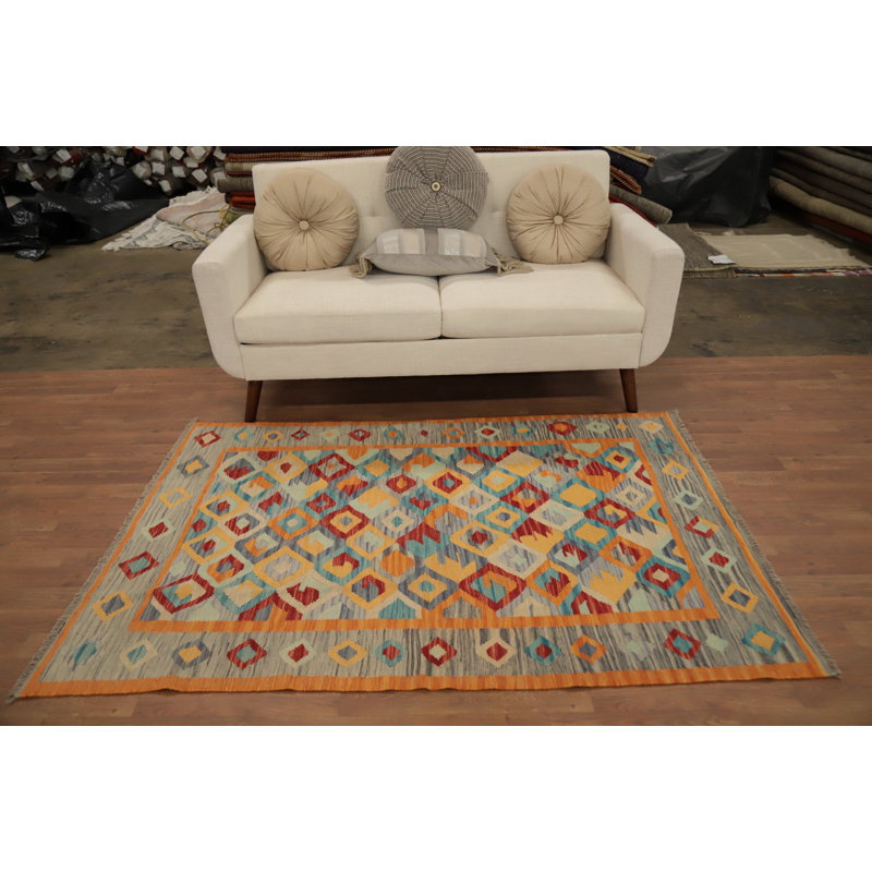 Tapis géométrique Kilim
