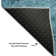 Premium Machine Washable Kiyondrea Blue Rug