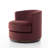 Arabella Upholstered Fabric Swivel Solid Wood Barrel Chair-1159568497
