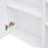 A White MDF Material Mirror Cabinet