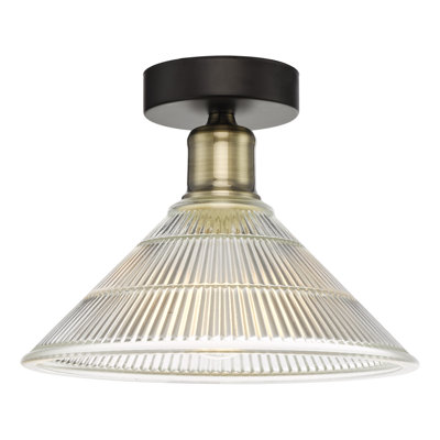 Pula Glass Semi Flush Mount