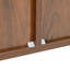 Armoire de rangement, buffet en bois avec pieds en fer pour le salon