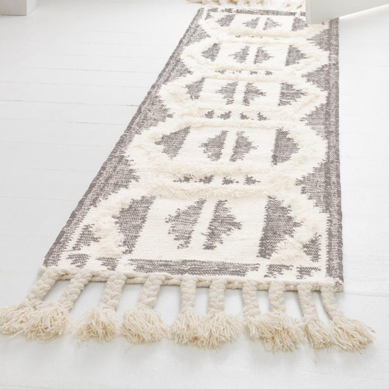 Eylin Performance Wool Geometric Indoor Rug, Runner 2'7" x 10'