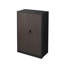 Armoire de rangement en métal avec portes verrouillables et tablette réglable, armoire de rangement pliante, armoire de rangement pliante pour bureau à domicile, école, garage, noir