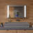 Alfi Brand 48" Fireclay Rectangular Semi-Recessed Vessel Bathroom Sink-95312585