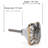 Cadia 1.5" Length Square Knob Multipack-71670930