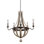 Harper 5 LT Florence Gold Outdoor Chandelier Kalco