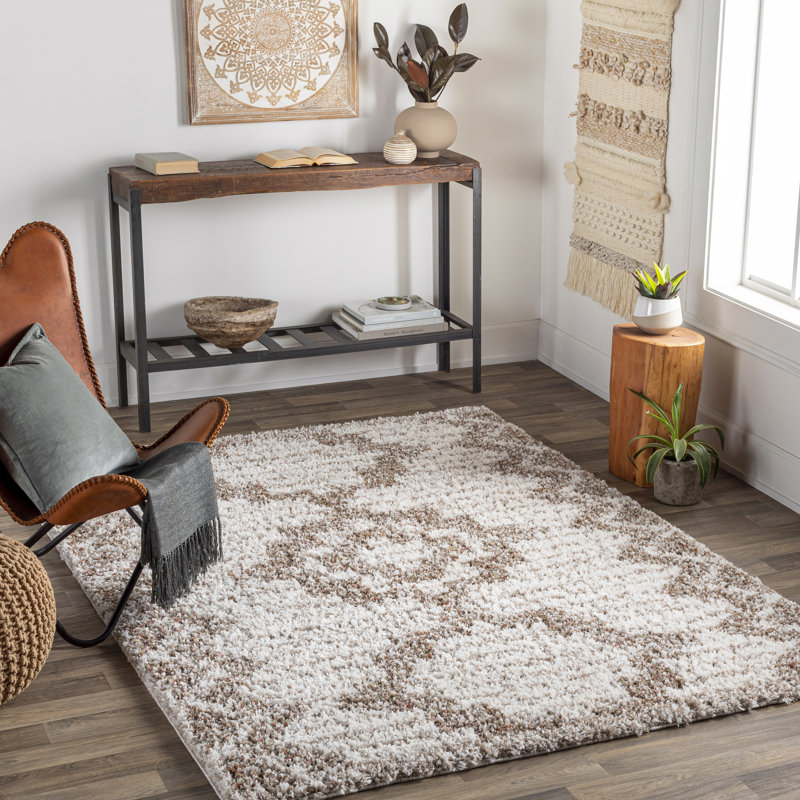 Tapis à poil long Bavita CPS2305, Rectangle 6 pi 7 po x 9 pi