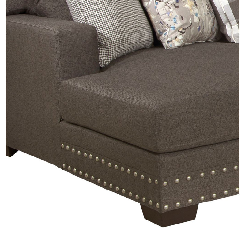  Canapé modulaire en chenille 3 pièces Gatha, Orienté à gauche (vu de face)