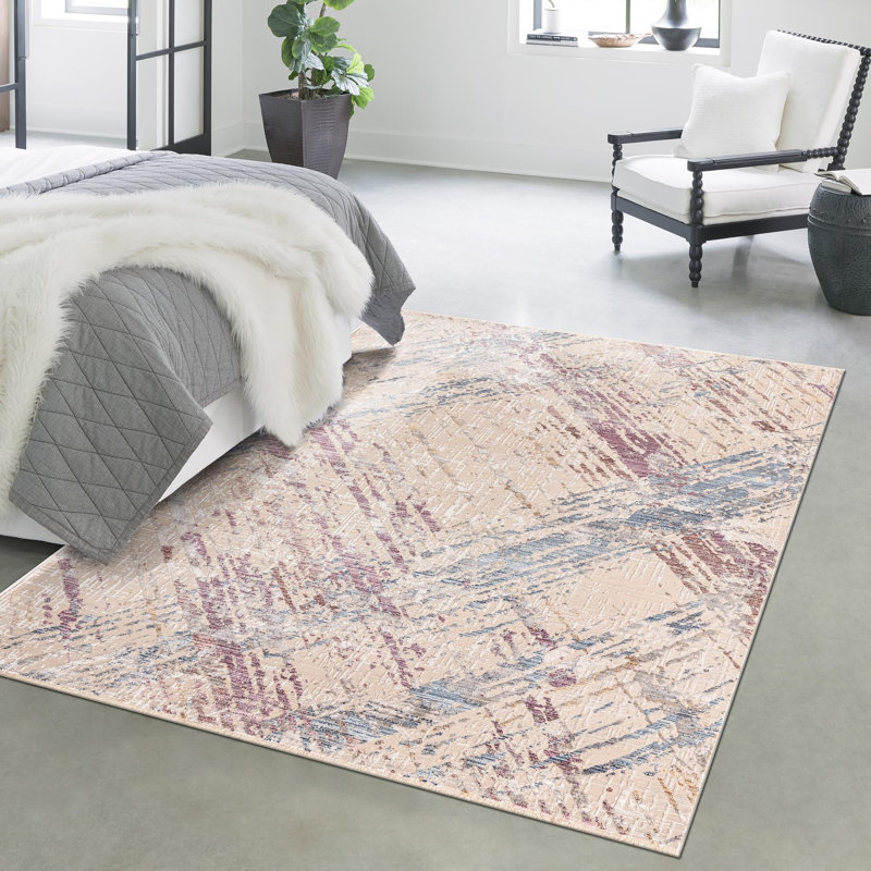 Geometric Indoor Rug, Rectangle 7'10" x 9'8"
