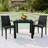 Mace No-Assembly Stackable Patio Armchair – Modern All-Weather Weave Dining Chair – Waterproof & Sturdy Polypropylene Seating for Garden & Balcony-30181370-124128377