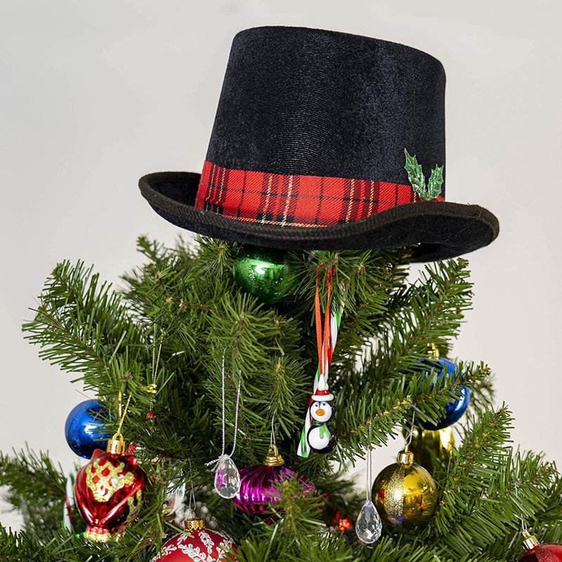 13 " Fabric Snowman Shatterproof Tree Topper