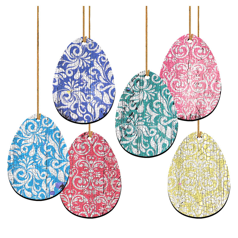 5'' Handmade Wood Holiday Shaped Ornament