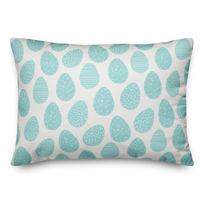  Easter Egg Pattern Rectangular Pillow Cover & Insert