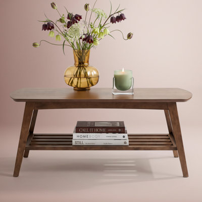 Table basse Gaines ClickDecor Gaines, brun