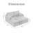 63.4" W Slipcovered Upholstered Chenille Chaise Lounge-1047995100