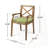 Set Of 2 Acacia Wood Patio Chair-232465404