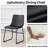 Round Dining Set with Sled Base Dining Chairs-1512831576