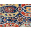 Hand-Knotted High-Quality Navy, Blue, and Red Runner
