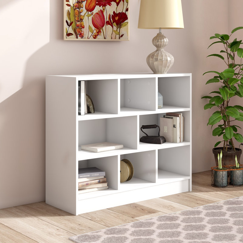 Cutler Bay 173.99cm H x 80cm W Standard Bookcase, White