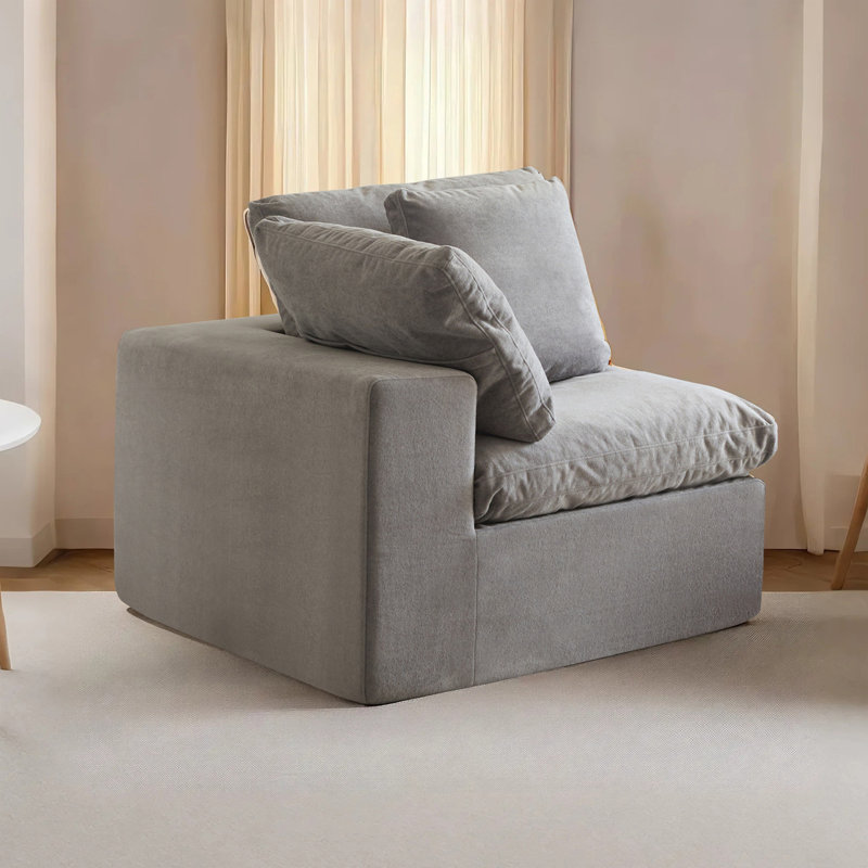 RIGHT ARMREST Compressed Compression Sofa