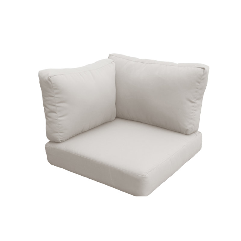 Ayomikun Outdoor 6'' Replacement Cushion Set Cushion Cover, Light Beige Performance