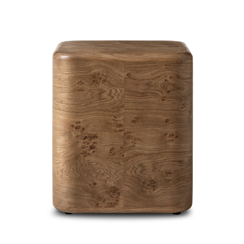 Talessi End Table-Wheat Medium Burl Oak