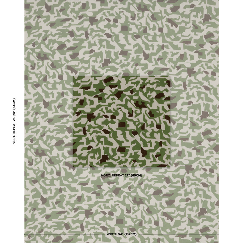 Torrey Camo Indoor/Outdoor Fabric, Forest