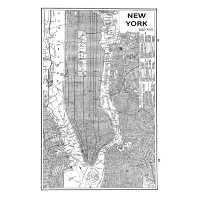 Carte inversée de New York