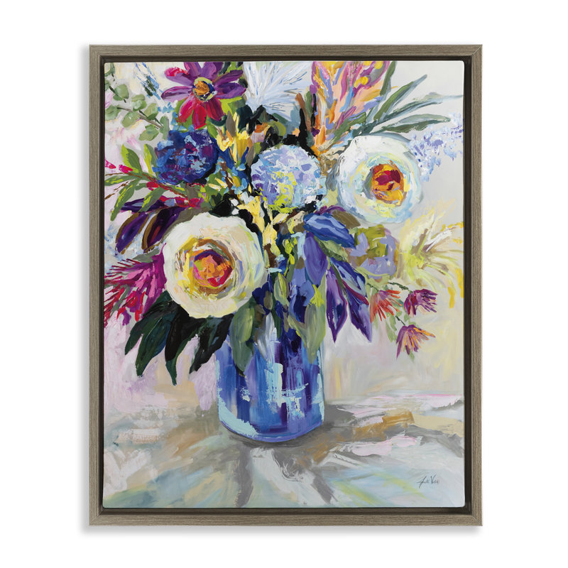 Cadre flottant Joy Of Colour, par Jeanette Vertentes, Cadre flottant orme Montalcino, H 21 po x l 17 po