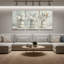 «Plants & Flowers Admire Respect Apprécier», ensemble de 3 impressions murales sur toile-646847821
