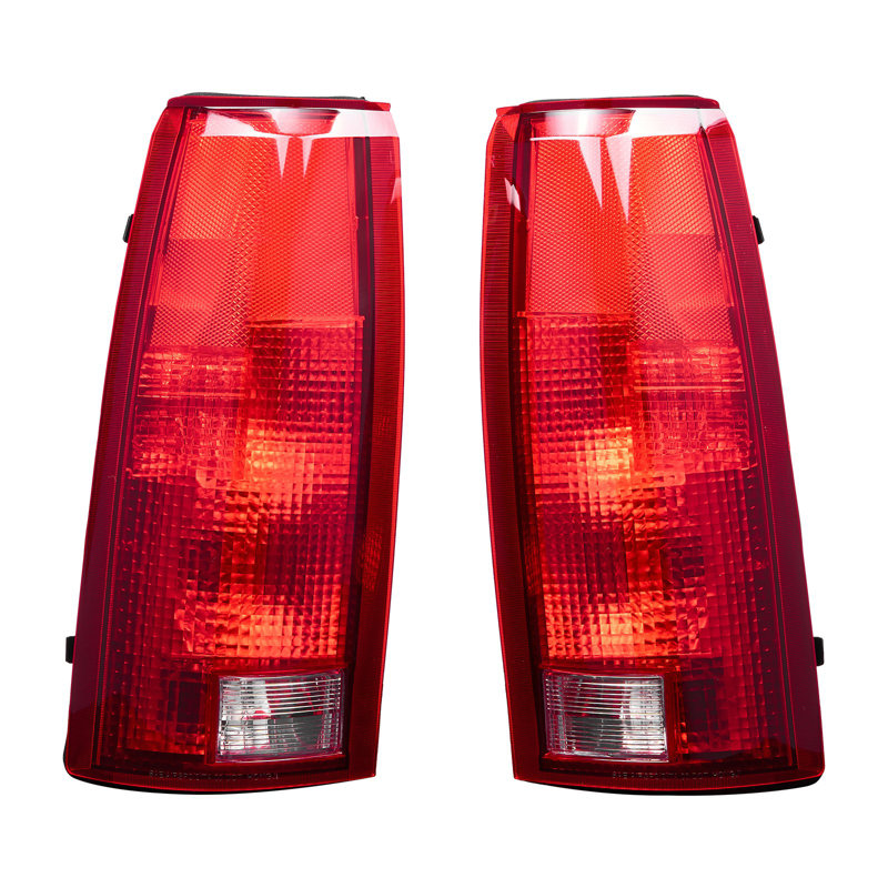 Assemblage de feux arrière compatible avec les lampes de frein arrière gauche et droite avec 2 ampoules halogènes de la Chevy / GMC C / K 1500 2500 3500 et de la péninsule de Chevy / GMC Subancer 1500/2500