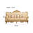90.55'' Leather Sofa