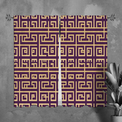 Paire de rideaux obscurcissant en polyester Trien