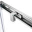 Dobbin Double Added Framed Shower Door with Clear Glass-1551179035