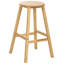 Counter Stool with Solid Wood Frame-1542749965