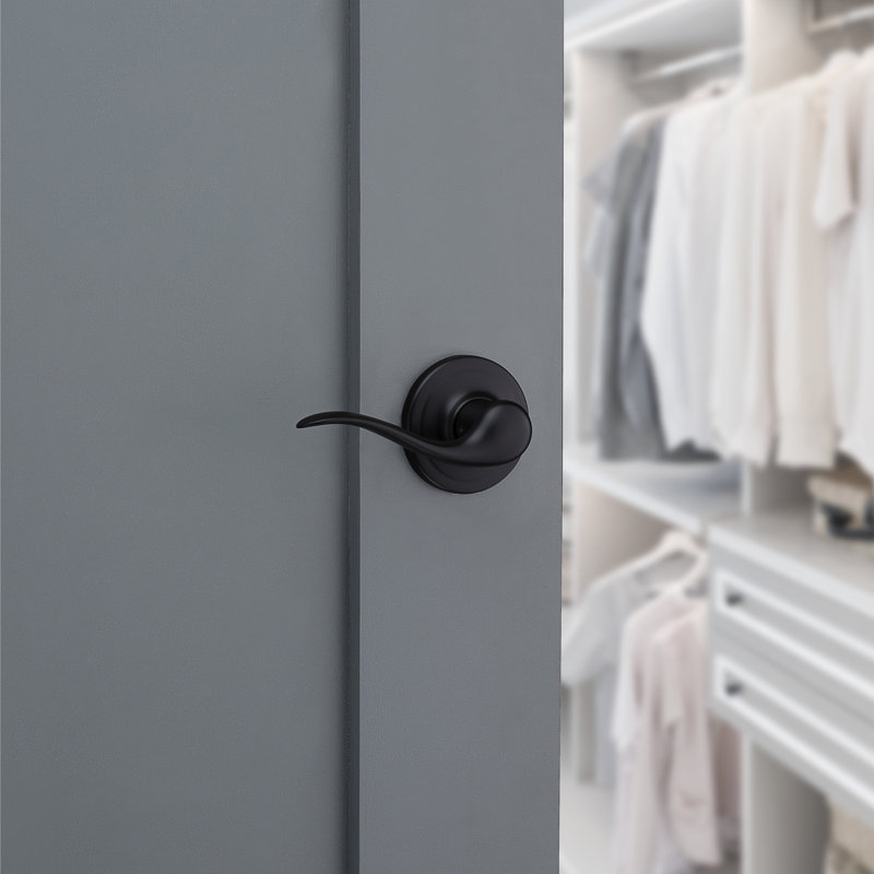 Faux levier de porte simple Toluca avec rosette Toluca, Droite