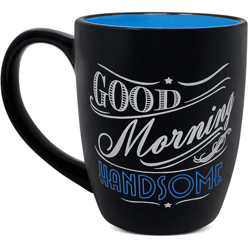 Grande tasse à café good matin joli