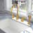 Pull Down Double Handle Kitchen Faucet-89360314