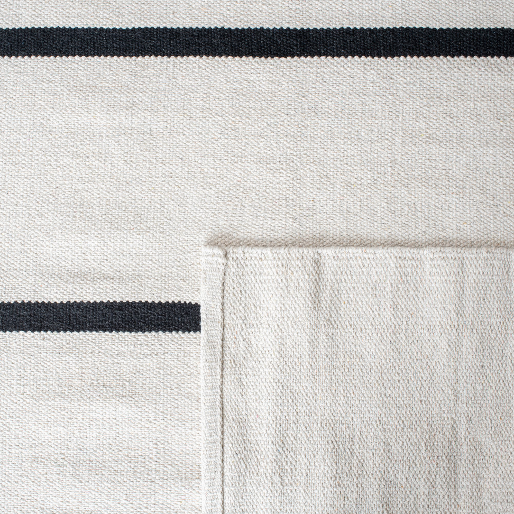 Mana Handmade Cotton Rug, Square 4'