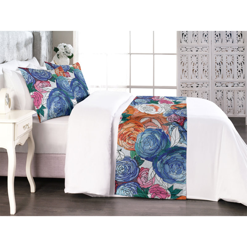 Ensemble de chemin de lit de jardin Ambesonne, Grand lit